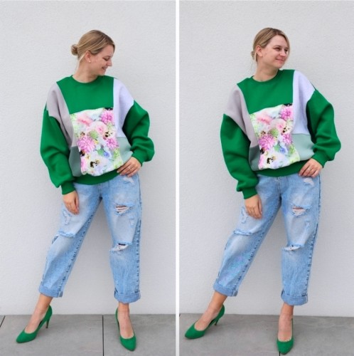 Džemperis "Ryški žalia"