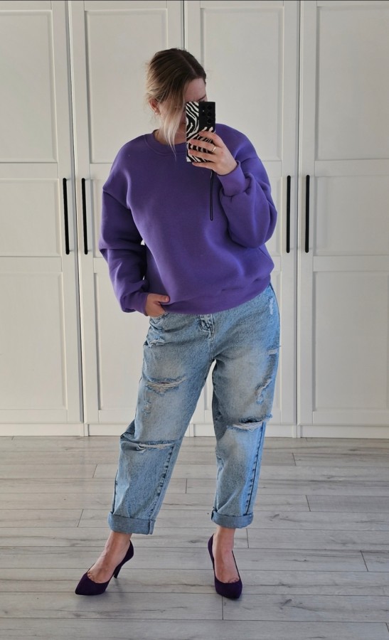 Džemperis "Tamsi alyvinė"